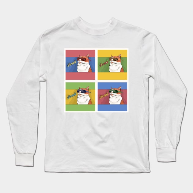 Dazzling cats Long Sleeve T-Shirt by MrsOuroboros